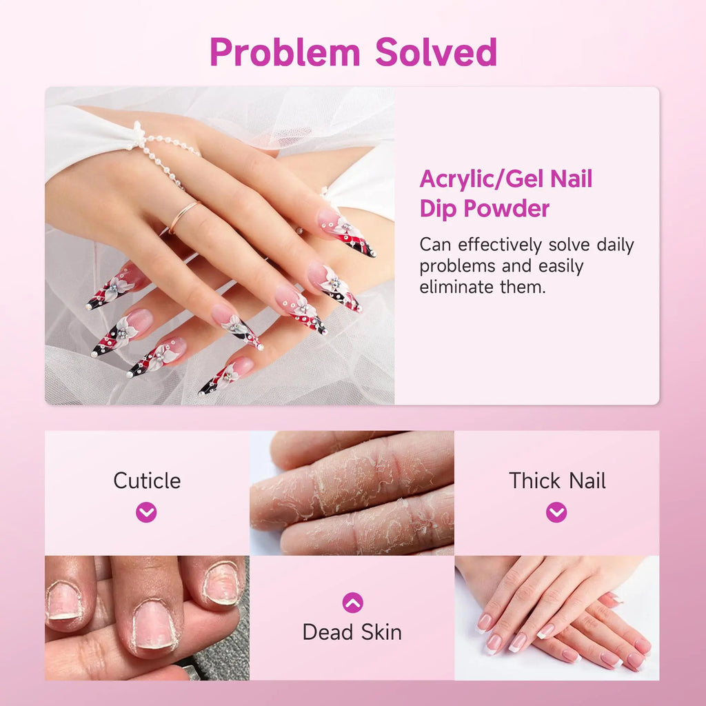 HALMAI Ultra Power Nail Drill: Professional Cordless Electric File for Acrylic & Gel Nails, Ultra Powerful Motor Engineered by HALMAI, Vibration Free for Superior Natural Nail Care, 10 Second Gel Removal